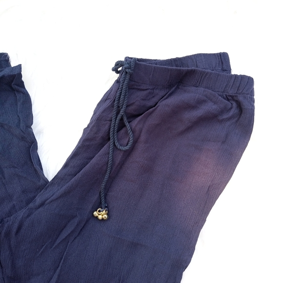 Women's See-Through Bell Bottom Pants - Picture 2 of 8